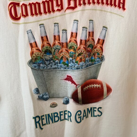 TOMMY BAHAMA REINDEER GAMES TSHIRT MEDIUM - Picture 3 of 3